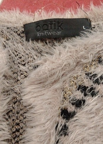 Sütlü kahve Nakışlı Kürklü Bohem Hırka - Görsel 3