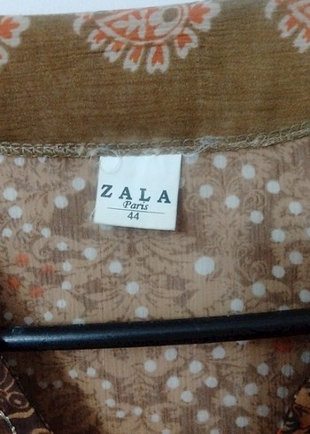 Bohem Uzun Kollu Desenli V Yaka Bluz - Görsel 6