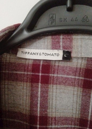 Bordo-Gri Kareli Kadın Gömlek - Görsel 3