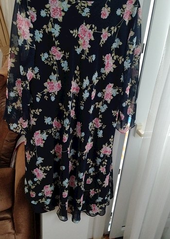 Şifon abiye büyük beden elbise - Görsel 2