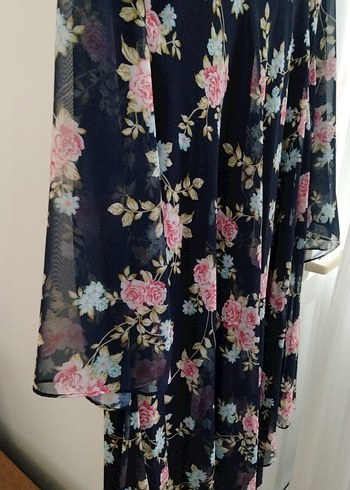 Şifon abiye büyük beden elbise - Görsel 3