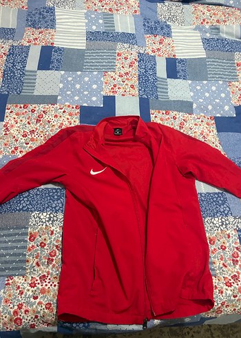 Nike Drifit Kırmızı Fermuarlı Ceket M Beden - Görsel 3