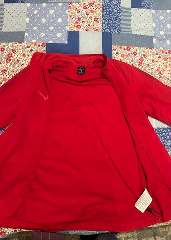 Nike Drifit Kırmızı Fermuarlı Ceket M Beden - Görsel 4