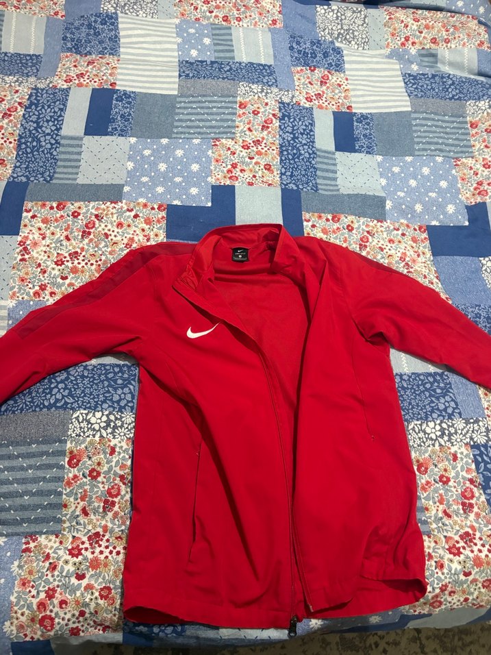 Nike Drifit Kırmızı Fermuarlı Ceket M Beden - Görsel 3