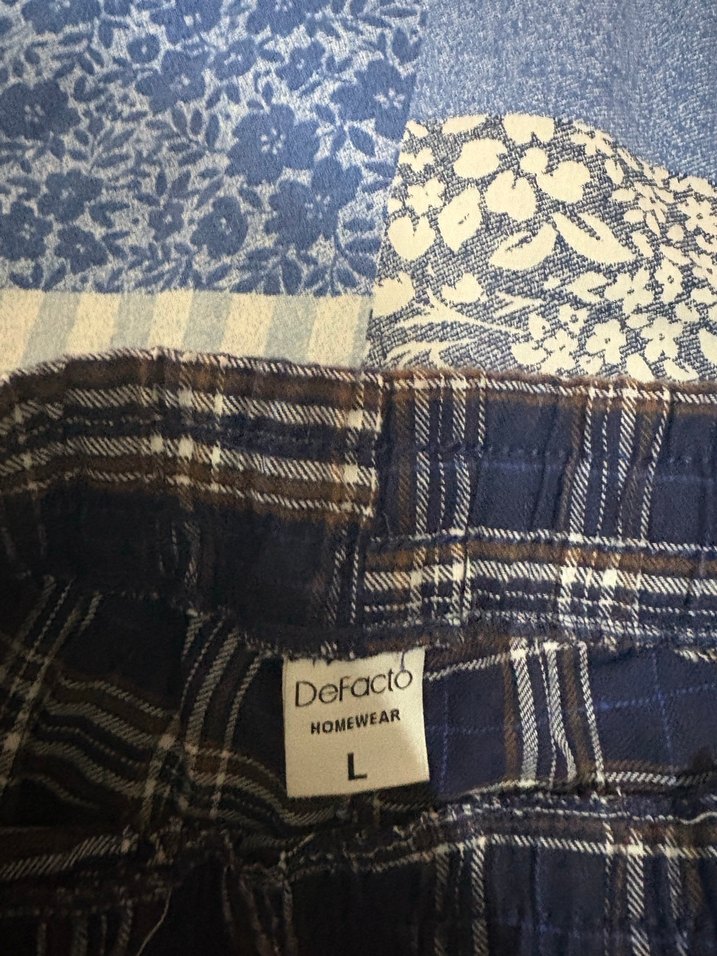 Defacto M-L Beden Pijama Altı Sıfır !! - Görsel 5