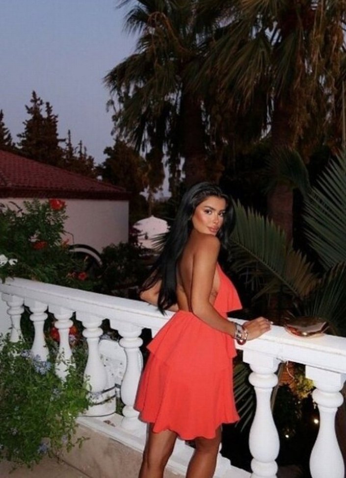 Parlak Kırmızı Straplez Mini Elbise - Görsel 3