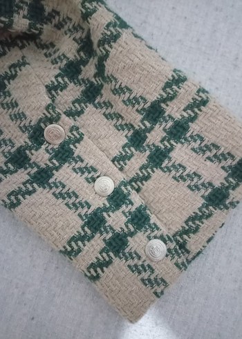 Kadın Triko Kumaşlı Midi Kaban - Görsel 3