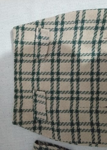 Kadın Triko Kumaşlı Midi Kaban - Görsel 5