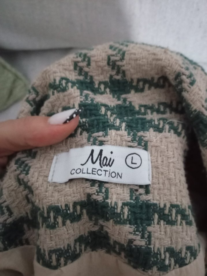 Kadın Triko Kumaşlı Midi Kaban - Görsel 4