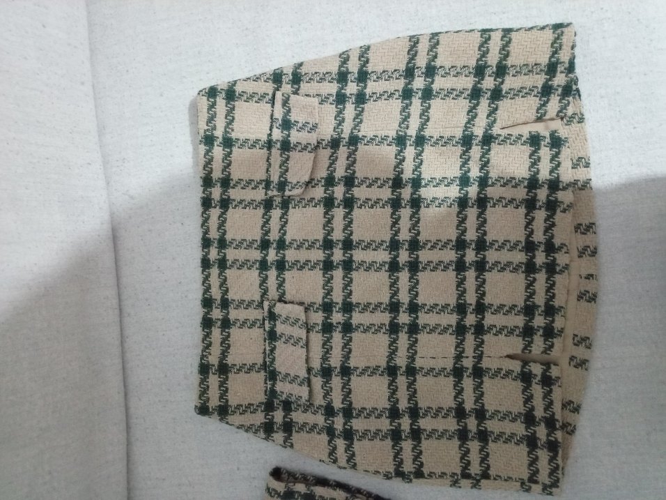 Kadın Triko Kumaşlı Midi Kaban - Görsel 5