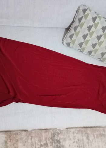 bordo elbise - Görsel 2