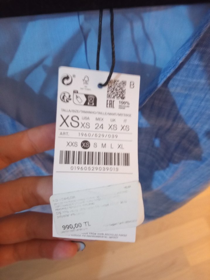 Düğmeli V Yaka Denim Yelek - Görsel 3