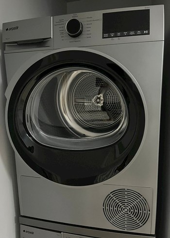 Gri Renkli Çamaşır Kurutma ve Yıkama Makinesi - Görsel 4