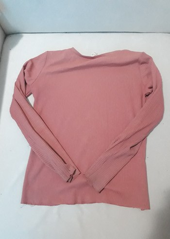 Kızlar için uzun kollu pembe baskılı tişört - Görsel 2