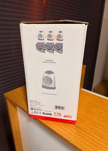 King Çoklu Kademeli Elektrikli Fan Isıtıcı - Görsel 2