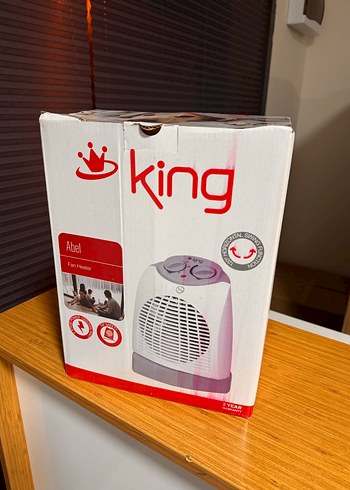 King Çoklu Kademeli Elektrikli Fan Isıtıcı - Görsel 3