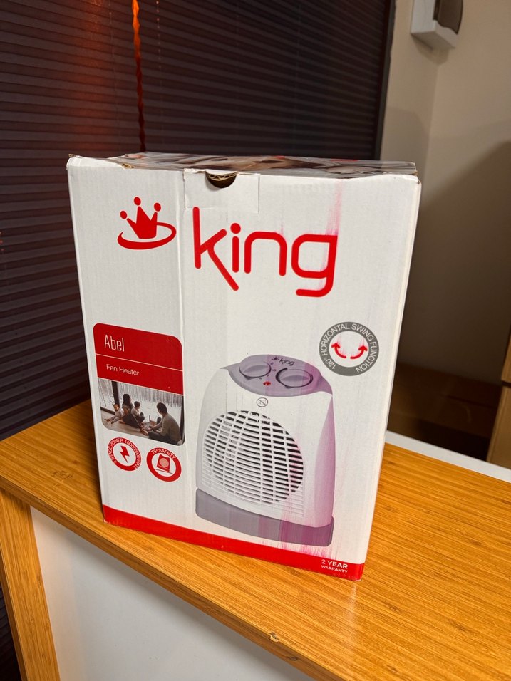 King Çoklu Kademeli Elektrikli Fan Isıtıcı - Görsel 3