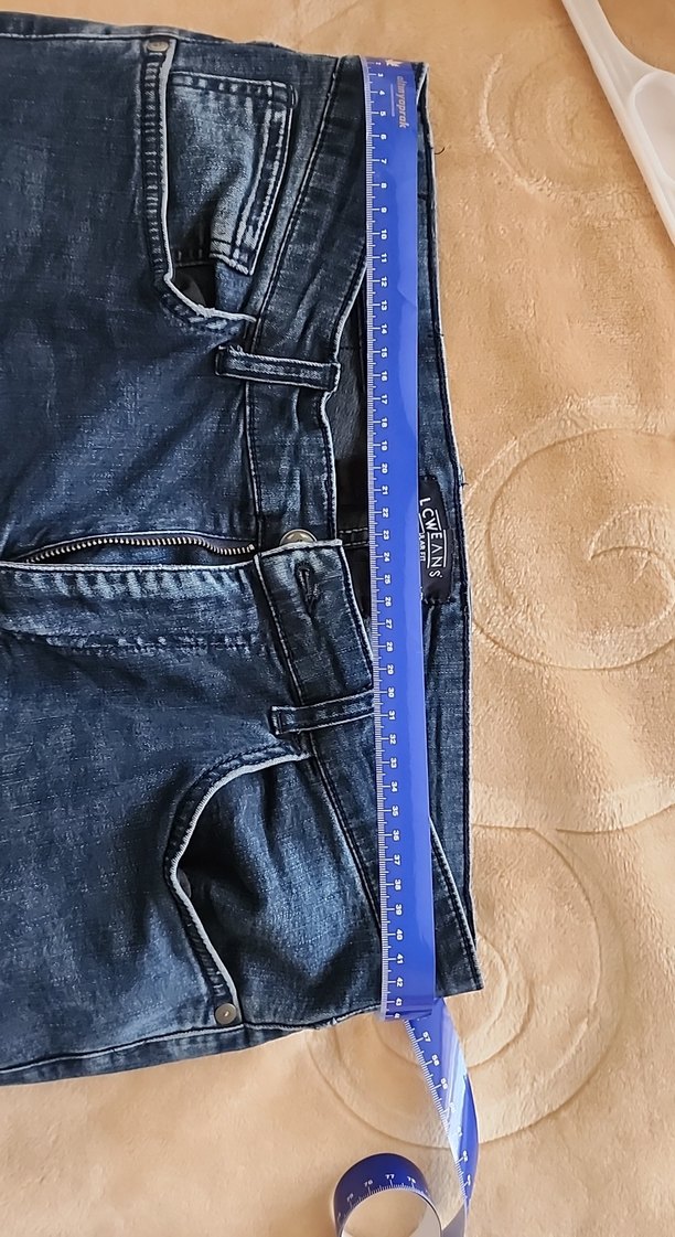 Erkek Mavi Denim  Kot Pantolon W32 L33 - Görsel 2