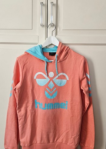 Hummel Kapüşonlu Pembe Sweatshirt