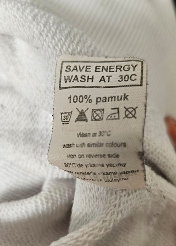 m Beden beyaz Renk Beyaz Kapüşonlu Oversize Kadın Sweatshirt