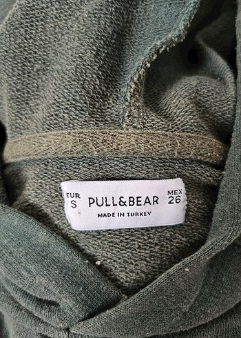 s Beden Koyu Yeşil Kapüşonlu Kadın Sweatshirt