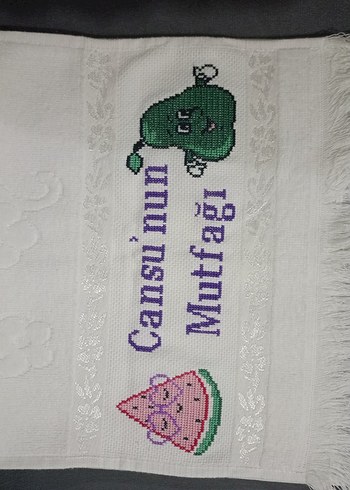 Nakışlı  Mutfak Havlusu - Görsel 2