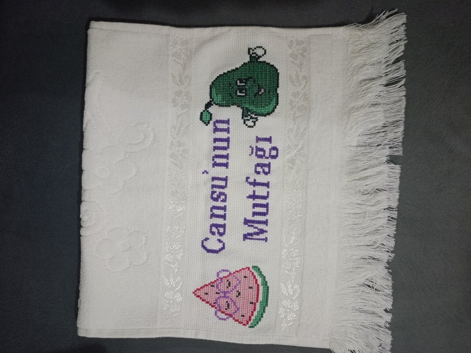 Nakışlı  Mutfak Havlusu - Görsel 2