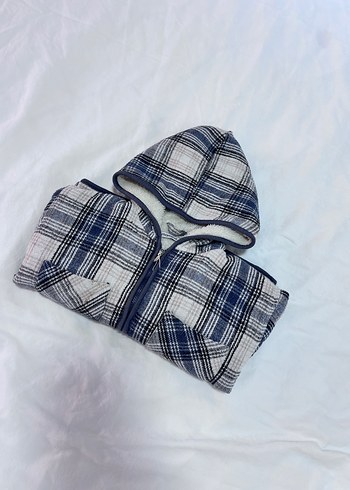 İdil Baby Marka Kapüşonlu Fermuarlı Erkek Mont - Görsel 5