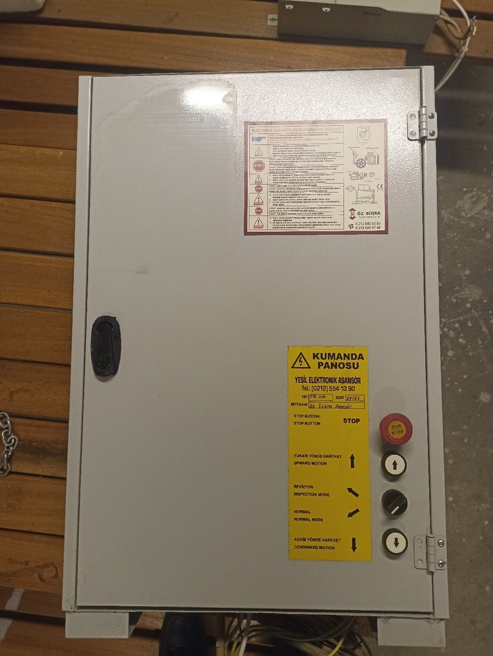 Mavi Elektrik Kontrol Paneli  Asansör panosu ve kartı - Görsel 3
