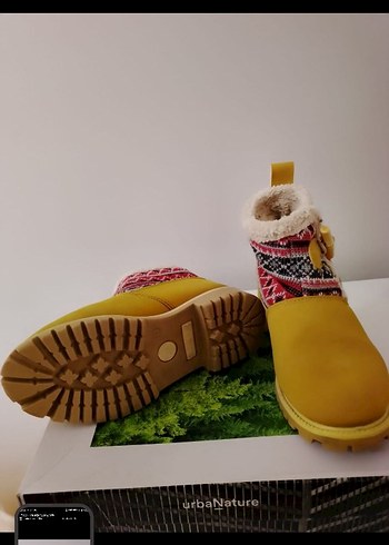 Renkli Etnik Desenli Kadın Botu - Görsel 4