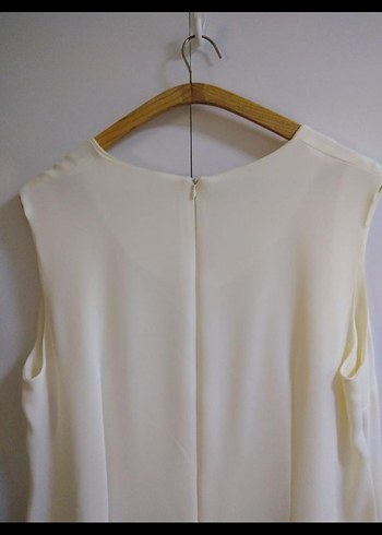 Boncuk Detaylı Uzun Kollu Mavi Kadın Ceket - Görsel 4