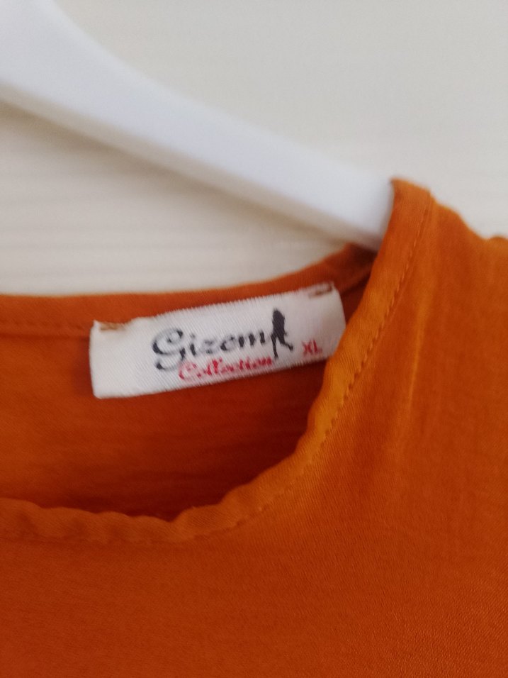 Kadın Kahverengi Keten Salaş Tunik - Görsel 5