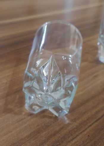 Parlak Bej Mini Cam Bardak Seti - Görsel 4