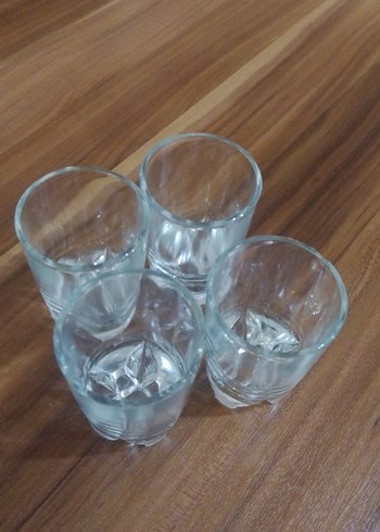 Parlak Bej Mini Cam Bardak Seti - Görsel 2