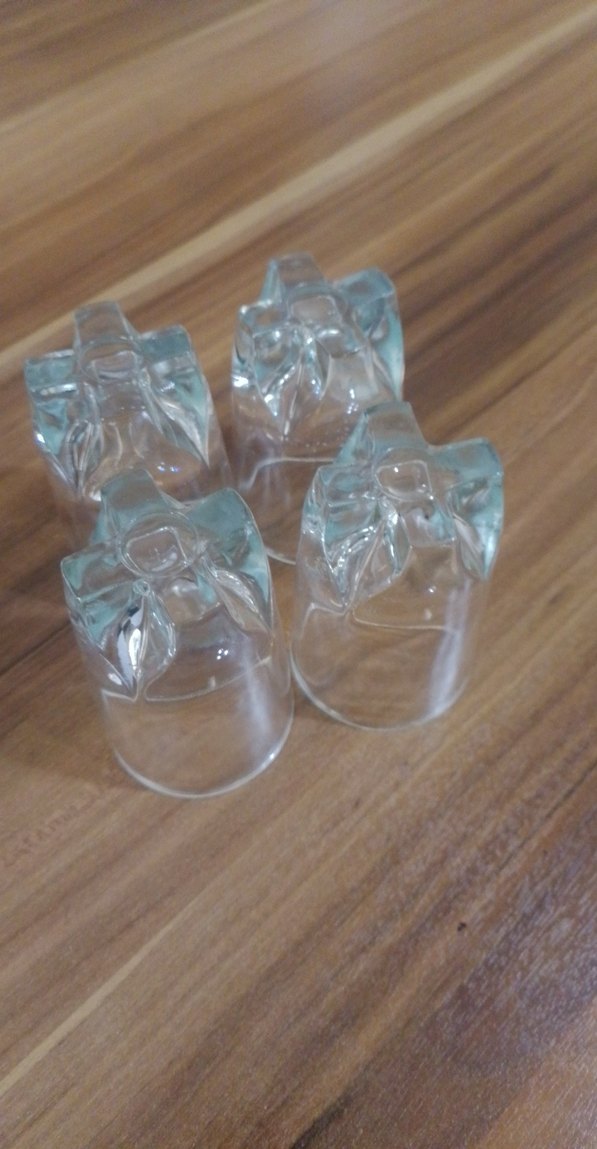 Parlak Bej Mini Cam Bardak Seti - Görsel 5