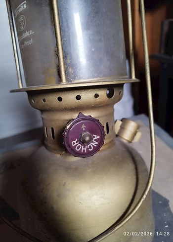 Altın Renkli Antika Fener Lambası - Görsel 3