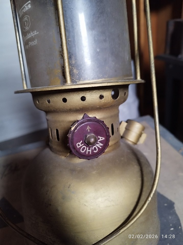 Altın Renkli Antika Fener Lambası - Görsel 3