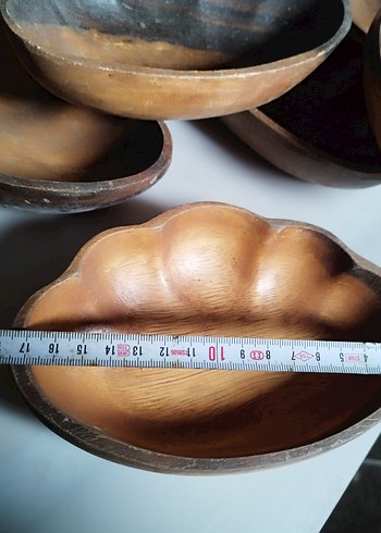 C4A ahşap cerez Tabak Takımı - Görsel 4