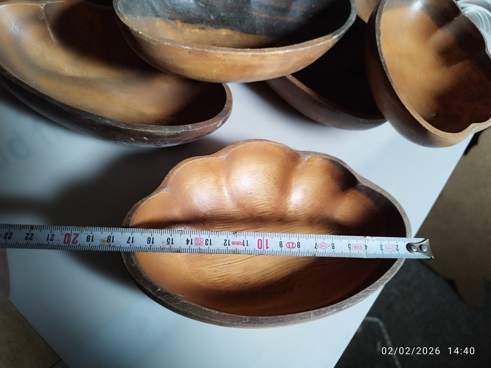 C4A ahşap cerez Tabak Takımı - Görsel 4