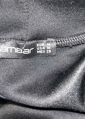 Yarım Kol Yüksek Yaka Crop - Görsel 3