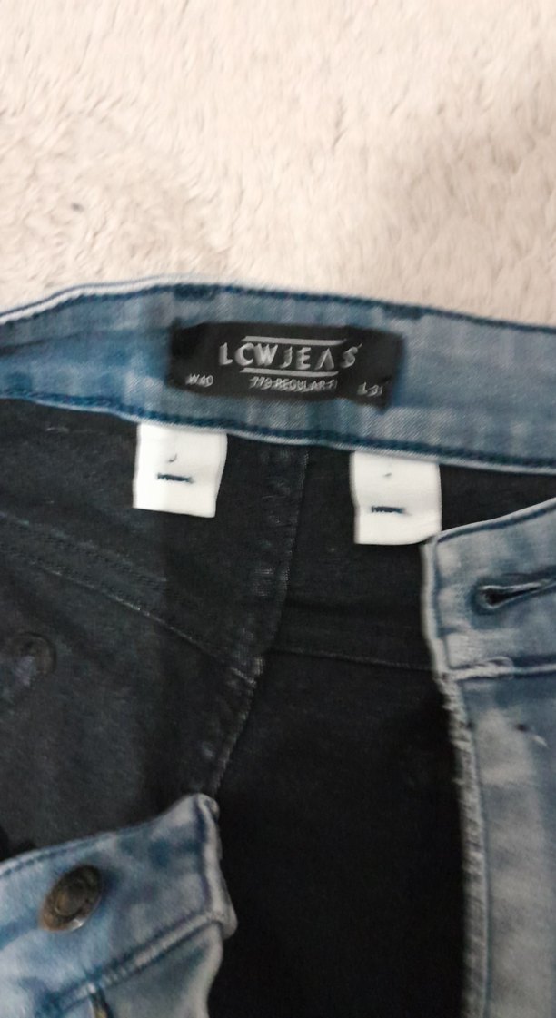 Günlük Rahat Kesim Kot Pantolon iki adet - Görsel 2