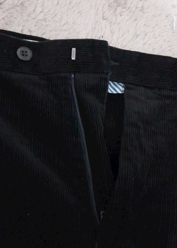 Siyah Kadife Erkek Pantolon - Görsel 3