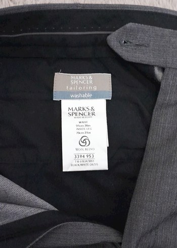 Gri Regular Fit Erkek Ofis Pantolonu - Görsel 2