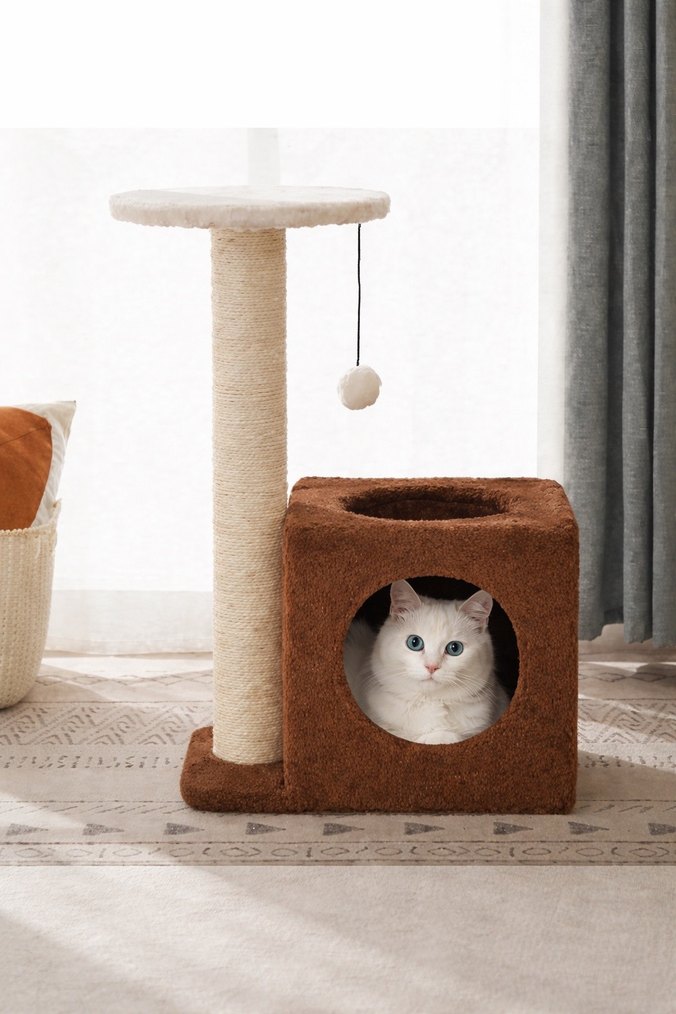 Mavi Kedi Tırmalama ve Oyun Evi - Görsel 5