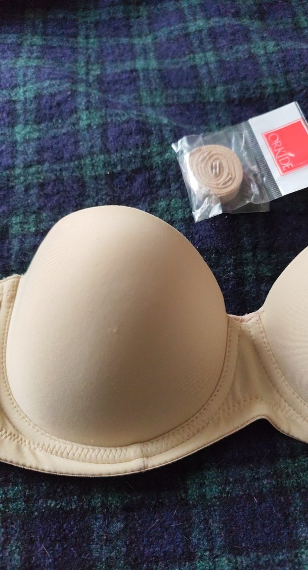 ten rengi Desteksiz Sütyen - Görsel 2