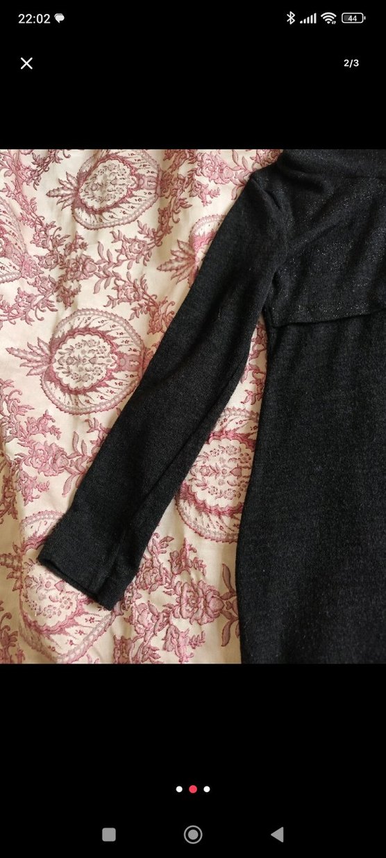 diz üstü siyah triko elbise etek kısmı kalem etek gibi - Görsel 2