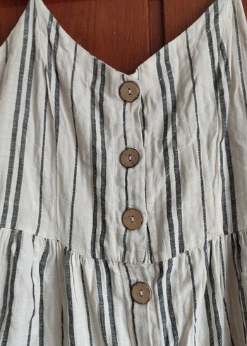 keten kadın elbise - Görsel 2