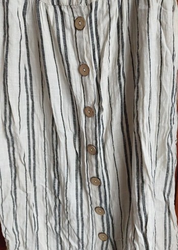 keten kadın elbise - Görsel 3