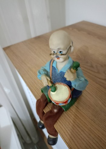 Renkli Davul Çalan Figürin - Görsel 4