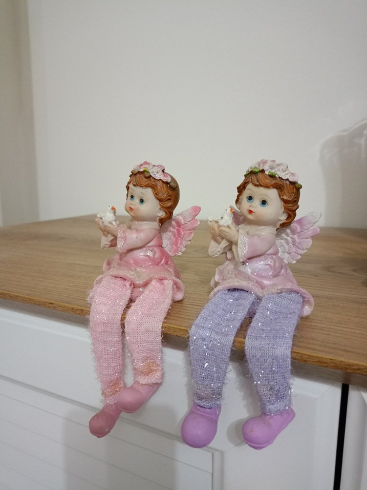 Pembe Pastel Melek Figürleri - Görsel 2